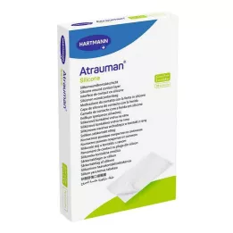 ATRAUMAN Silikoniset steriilit 5x7 cm:n kompressit, 10 kpl