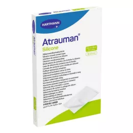 ATRAUMAN Silikoniset steriilit 7,5x10 cm:n kompressit, 10 kpl
