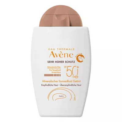 AVENE Mineraalinen aurinkoneste SPF 50+ sävytetty, 40 ml
