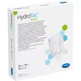 HYDROTAC comfort sacraalinen vaahtomuovisidos 18x18 cm steriili, 10 kpl