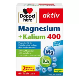DOPPELHERZ Magnesium+kalium tabletit, 60 kpl