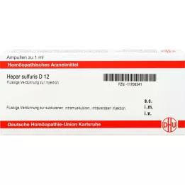 HEPAR SULFURIS D 12 ampullia, 8X1 ml