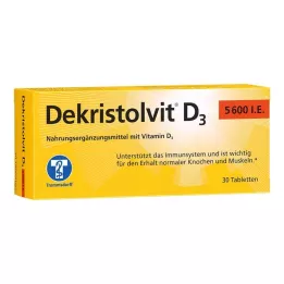 DEKRISTOLVIT D3 5 600 I.U. tablettia, 30 kpl