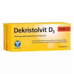 DEKRISTOLVIT D3 5 600 I.U. tablettia, 60 kpl