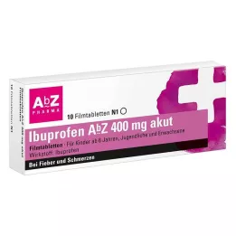 IBUPROFEN AbZ 400 mg akuutteja kalvopäällysteisiä tabletteja, 10 kpl