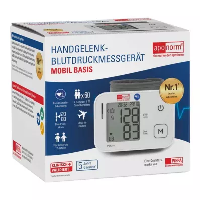 APONORM Verenpainemittari mobiili perusranneke, 1 kpl