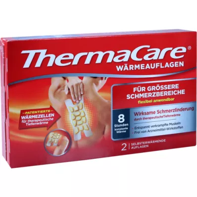 THERMACARE suuremmille kipualueille, 2 kpl