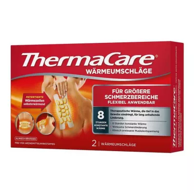 Thermacare isommille kipualueille, 2 kpl