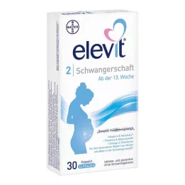 ELEVIT 2 raskausajan pehmeää kapselia, 30 kpl