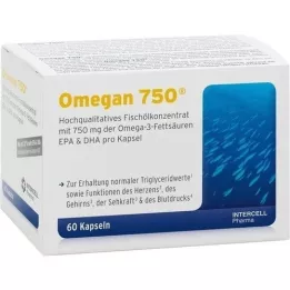 OMEGAN 750 pehmeää kapselia, 60 kpl