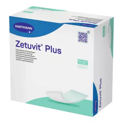 ZETUVIT Plus extra vahva imukykyinen kompressi, steriili 20x40 cm, 10 kpl