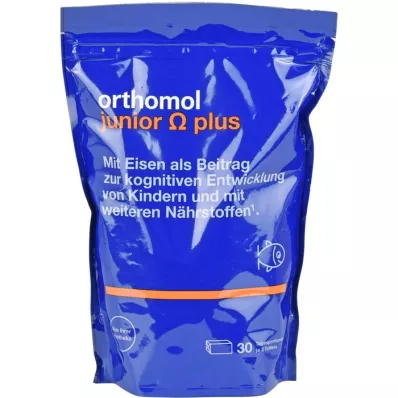 ORTHOMOL Junior Omega plus pureskeltavat pastillit, 90 kpl