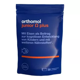 ORTHOMOL Junior Omega plus pureskeltavat pastillit, 90 kpl