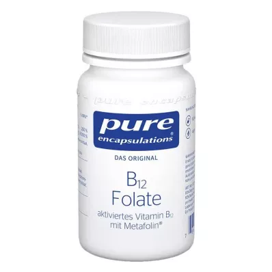 PURE ENCAPSULATIONS B12 folaattikapselit, 90 kapselia PURE ENCAPSULATIONS B12 folaattikapselit, 90 kapselia