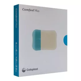 COMFEEL Plus joustava hydrokoll. sidos 4x6 cm, 10 kpl