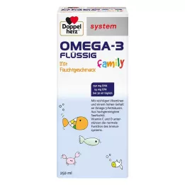 DOPPELHERZ Omega-3 nestemäinen perhejärjestelmä, 250 ml