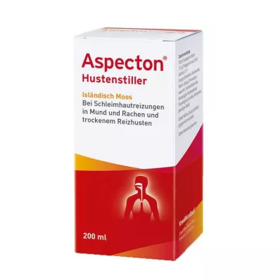 ASPECTON Yskänlääkettä Islanninsammalmehu, 200 ml