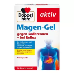 DOPPELHERZ Vatsageeli närästystä vastaan+refluksitautiin, 20 kpl