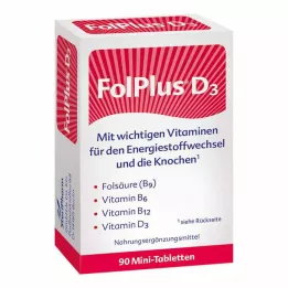 FOLPLUS+D3-tabletit, 90 kpl