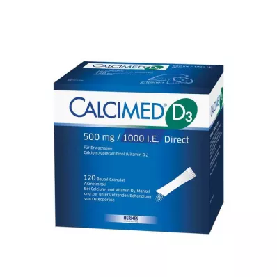 CALCIMED D3 500 mg/1000 I.U. Direct Granules, 120 kpl