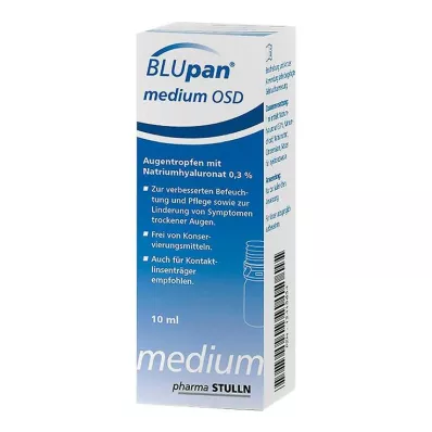 BLUPAN medium OSD Silmätipat, 10 ml