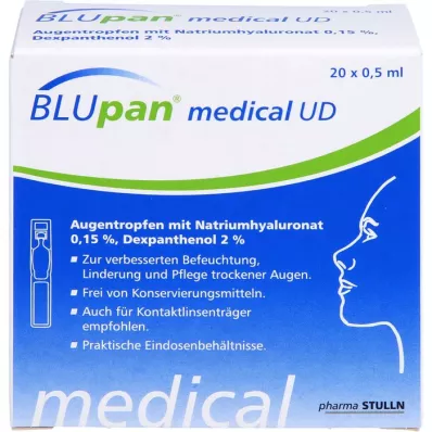 BLUPAN lääketieteelliset UD Silmätipat, 20X0,5 ml