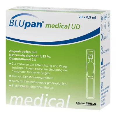 BLUPAN lääketieteelliset UD Silmätipat, 20X0,5 ml