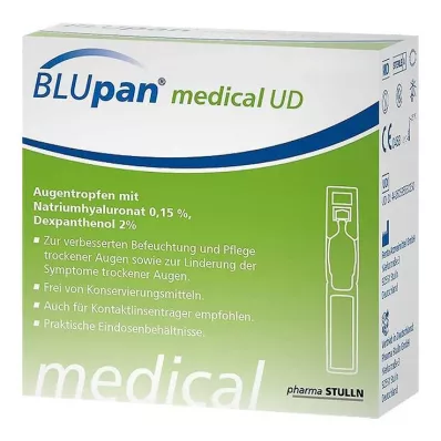BLUPAN lääketieteelliset UD Silmätipat, 60X0,5 ml