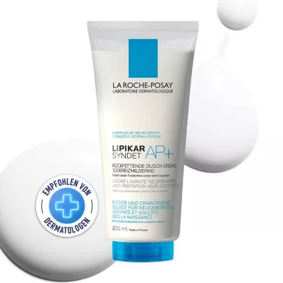 ROCHE-POSAY Lipikar Syndet AP+ puhdistusgeeli, 200 ml