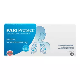 PARI ProtECT-inhalaatioliuos, jossa on Ectoin-ampulleja, 10X2,5 ml