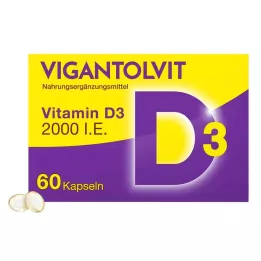 VIGANTOLVIT 2000 I.U. D3-vitamiinipehmytkapselit, 60 kpl