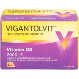 VIGANTOLVIT 2000 I.U. D3-vitamiinipehmytkapselit, 120 kpl