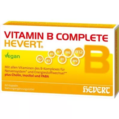 VITAMIN B COMPLETE Hevert-kapselit, 60 kpl