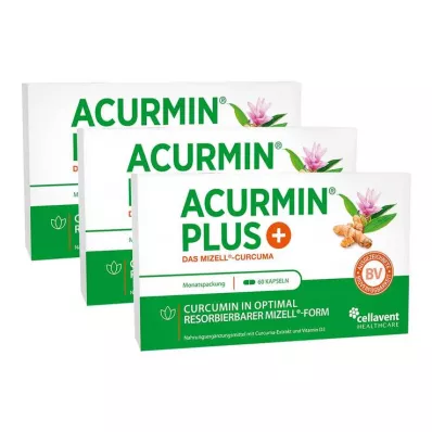 Acurmin Plus The Micellar Kurmeric -pehmeät kapselit, 180 kpl