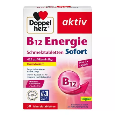 DOPPELHERZ B12 Energy sulavat tabletit, 30 kpl