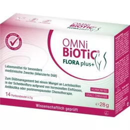 OMNI BiOTiC Flora plus+ -pusseja, 14X2 g