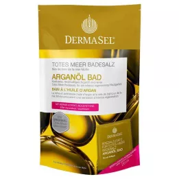 DERMASEL Kuolleenmeren kylpysuolat + Arganöljy, 1 p