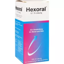 HEXORAL 0,1 % liuos, 200 ml