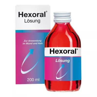 Hexoral® -liuos suutulehdusten hoitoon, 200 ml