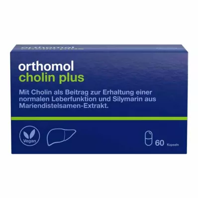 ORTHOMOL Koliini Plus -kapselit, 60 kapselia