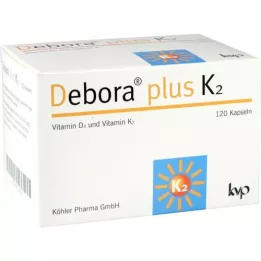 DEBORA plus K2-kapselit, 120 kpl