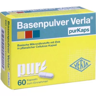 BASENPULVER Verla purKaps, 60 kapselia