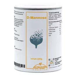 D-MANNOSE PULVER Säilytysrasia, 220 g