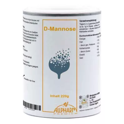 D Mannoosijauheen säilytysastia (220 g) D Mannoosijauheen säilytysastia (220 g)