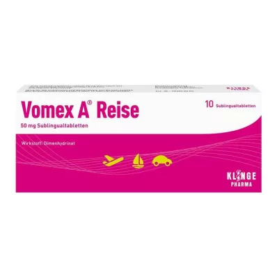 VOMEX A Reise 50 mg sublingvaalitabletit, 10 kpl