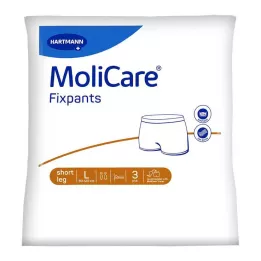 MOLICARE Fixpants lyhyet lahkeet koko L, 3 kpl