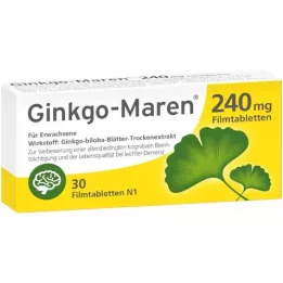 GINKGO-MAREN 240 mg kalvopäällysteiset tabletit, 30 kpl