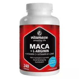 MACA 4:1 suurannos+L-arginiinikapselit, 240 kpl