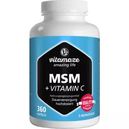 MSM HOCHDOSIERT+C-vitamiinikapselit, 360 kpl