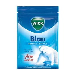 WICK BLAU Mentolimakeiset ilman sokeria, pussi, 72 g